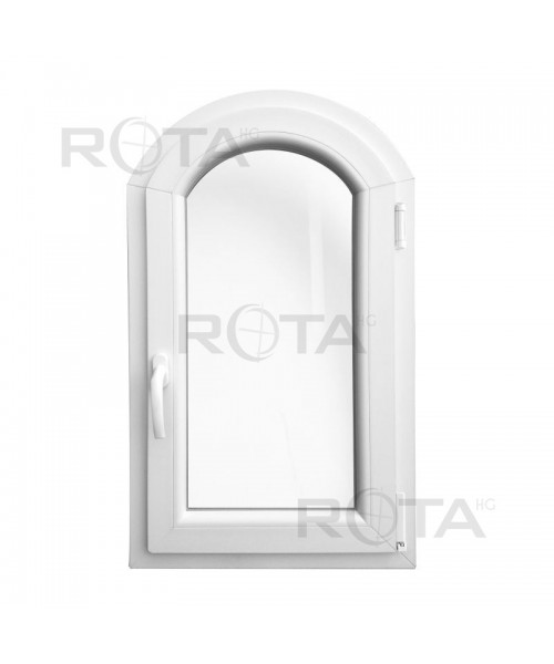 Finestre ad arco 500x900 anta-ribalta PVC Bianco