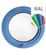 Finestra rotonda oblò a sporgere in PVC colore RAL