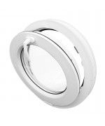 Finestra oblò a vasistas in PVC Bianco