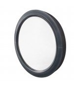 Finestra rotonda fissa in PVC Antracite venato in pronta consegna