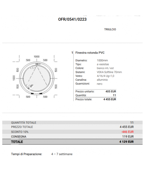 Ordine speciale 0512/1222