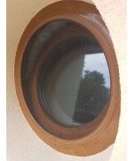 Zanzariera con telaio per finestra rotonda