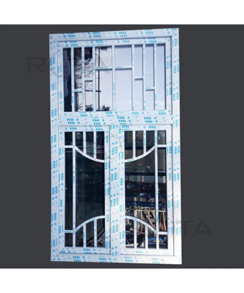Fenster mit Individuelle Sprossen Dreh-Kipp VEKA Weiss