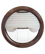 Tenda plissettata oscurante per finestra rotonda