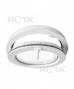 Fenêtre ronde à soufflet PVC blanc oeil de boeuf