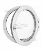 Fenêtre ronde à la française PVC blanc oeil de boeuf
