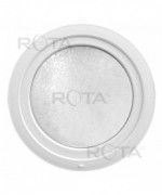 Fenêtre ronde à soufflet PVC blanc avec verre structuré