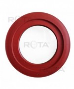 Fenêtre ronde à soufflet PVC en couleur RAL au choix