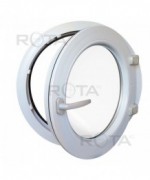 Fenêtre ronde à la française PVC en couleur RAL