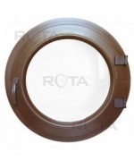 Fenêtre ronde à la française PVC en couleur RAL