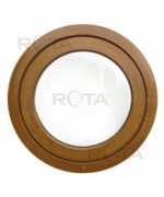Fenêtre ronde basculante PVC en couleur