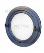 Fenêtre ronde basculante PVC en couleur RAL