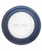 Fenêtre ronde basculante PVC en couleur RAL