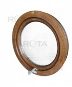 Fenêtre ronde à l'italienne PVC en couleur oeil de boeuf